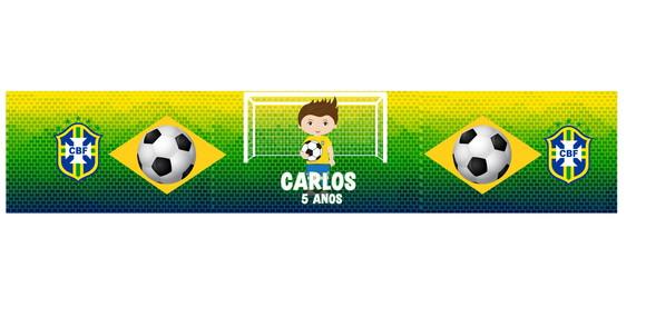 Adesivo Refrigerante Brasil Futebol