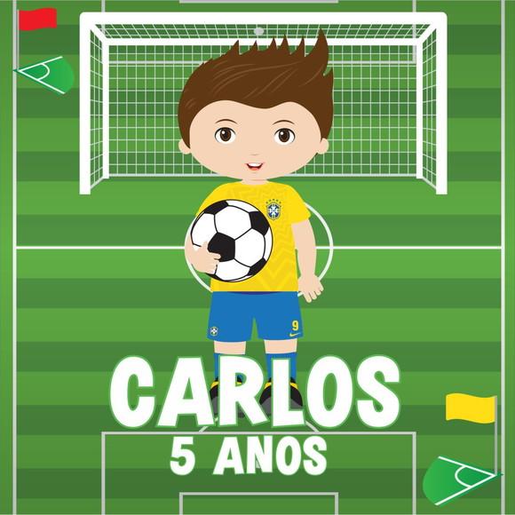 Adesivo Sacolinha Brasil Futebol