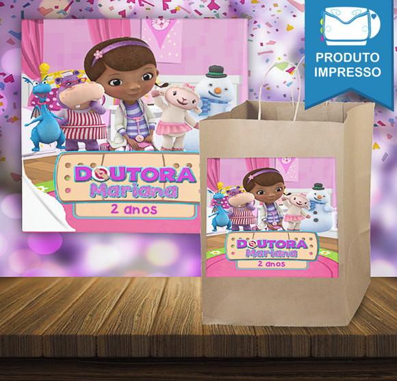 Adesivo Sacolinha Doutora Brinquedos