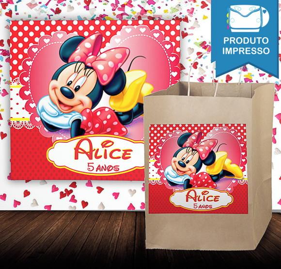 Adesivo Sacolinha Minnie