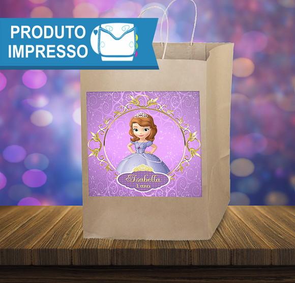 Adesivo Sacolinha Princesa Sofia