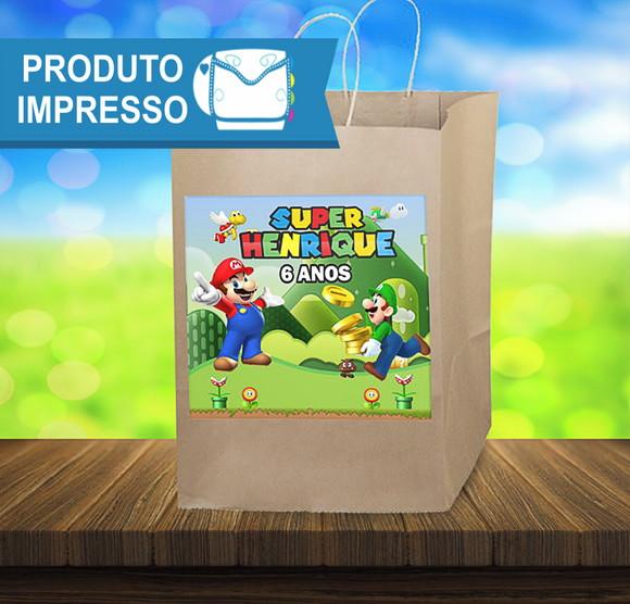 Adesivo Sacolinha Super Mário