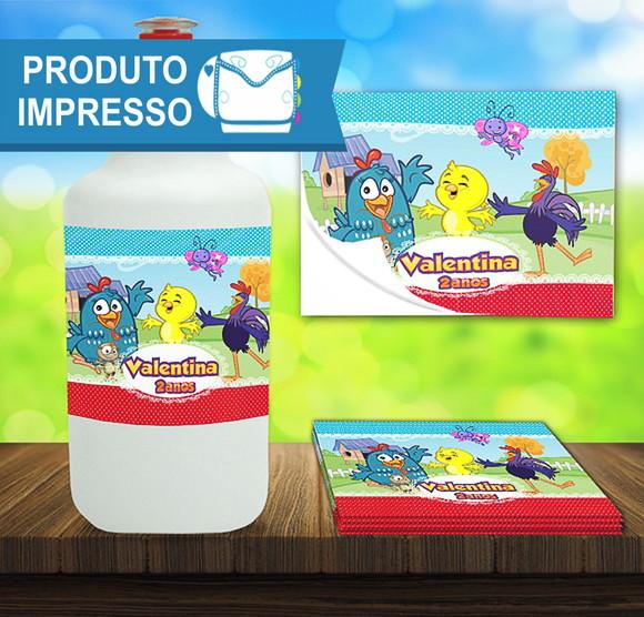 Adesivo Squeeze Galinha Pintadinha