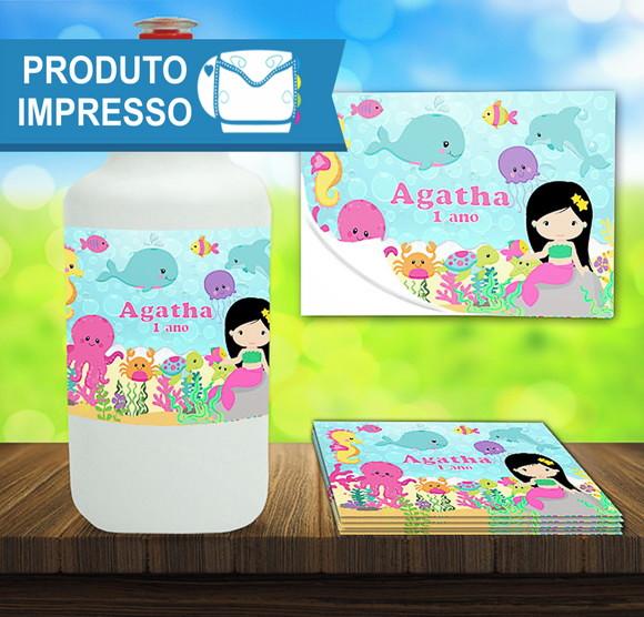 Adesivo Squeeze Sereia Cute