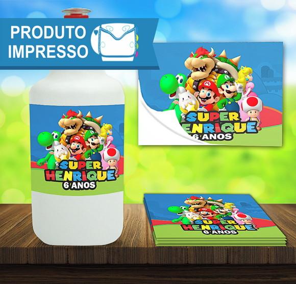 Adesivo Squeeze Super Mário