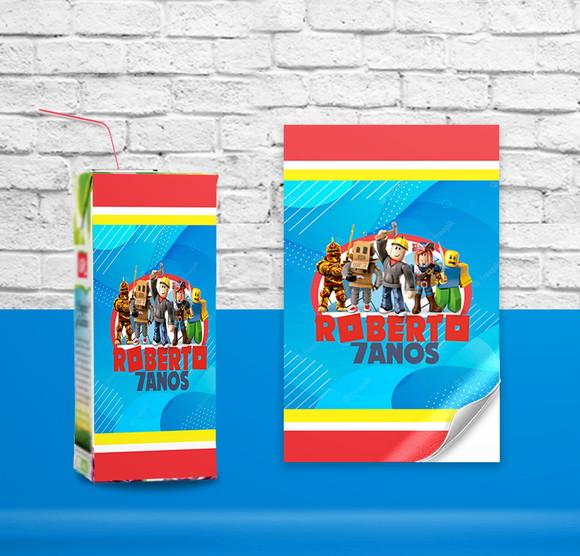 Adesivo Suco 200ml Roblox