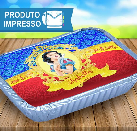 Adesivo Tampa Marmitinha Branca de Neve