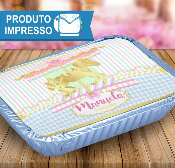 Adesivo Tampa Marmitinha Carrocel