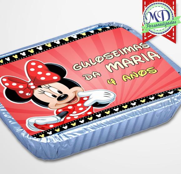 Adesivo Tampa Marmitinha Minnie