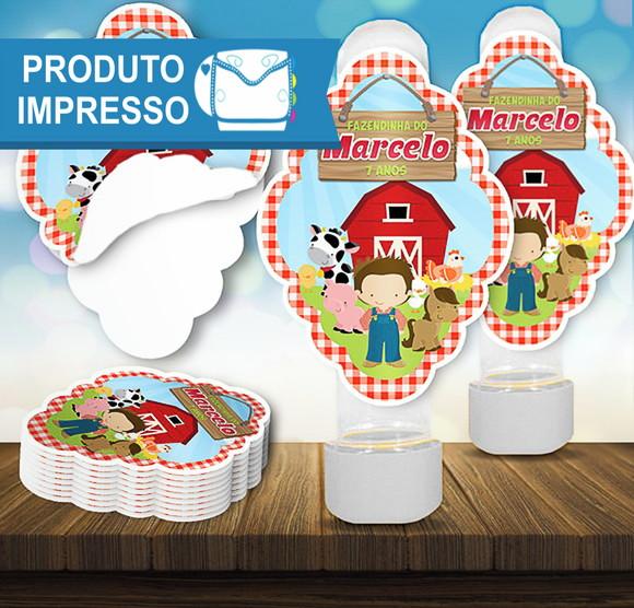 Adesivo Tubete Fazendinha