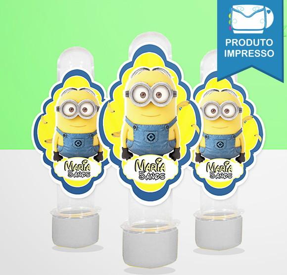 Adesivo Tubete Minions