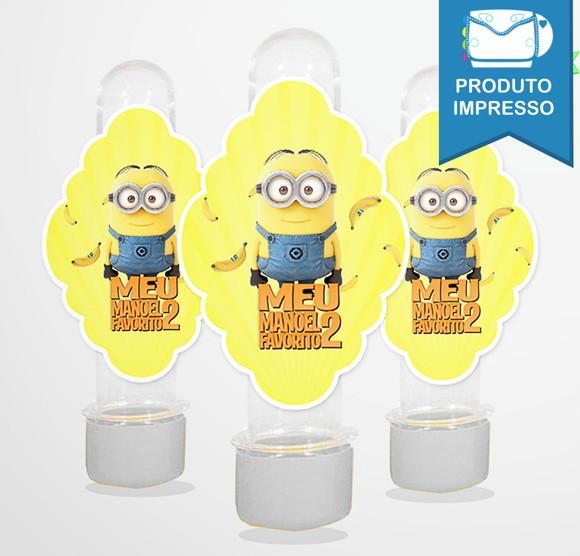 Adesivo Tubete Minions