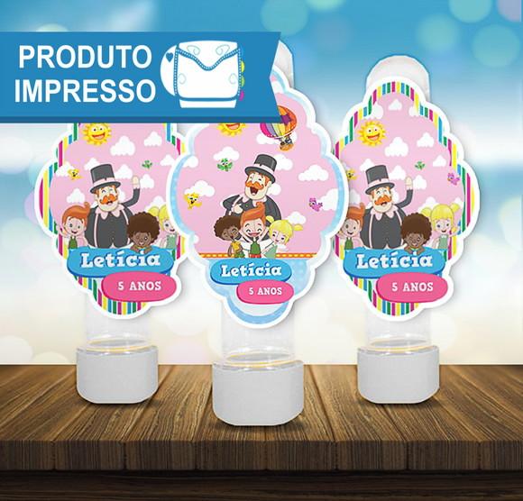 Adesivo Tubete Mundo Bita e as Crianças Rosa