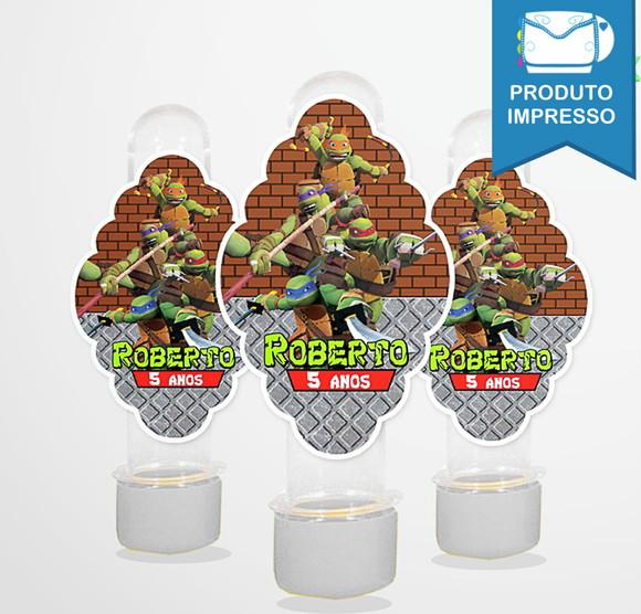 Adesivo Tubete Tartarugas Ninja