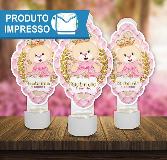 Adesivo Tubete Ursinha Princesa