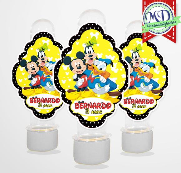Adesivo Tubete Turma do Mickey Personalizado