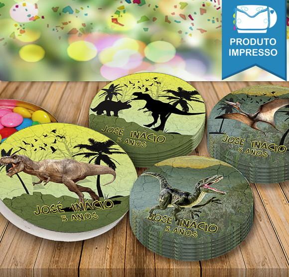 Adesivos de Latinha Jurassic Park