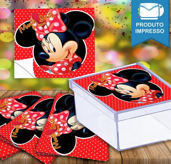 Adesivos Quadrados Minnie