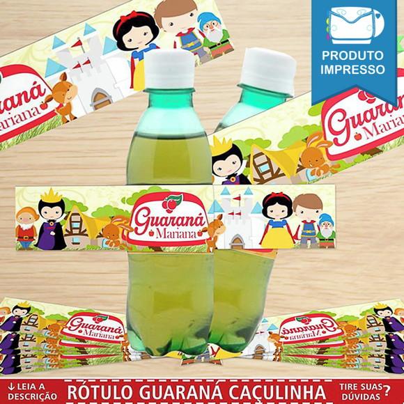 Agua Guaraná Branca de Neve Cute