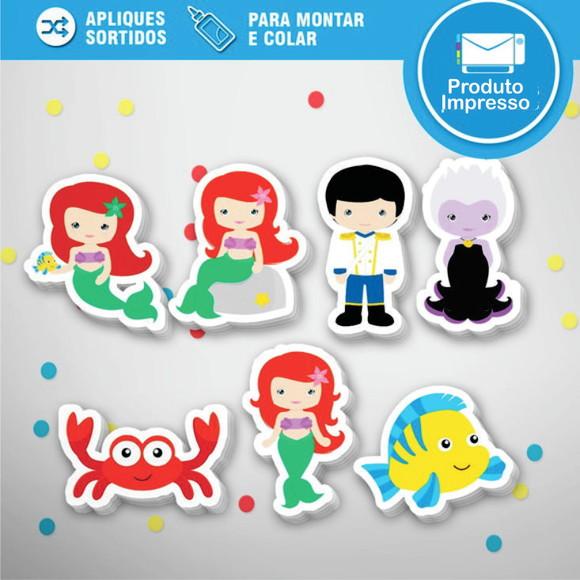 Aplique da Pequena Sereia