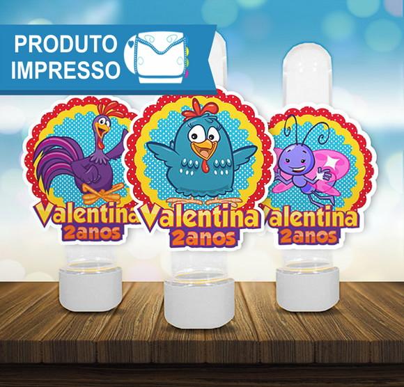 Aplique Redondo para Tubete da Galinha Pintadinha