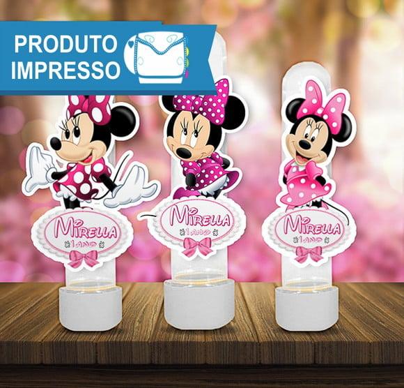 Aplique Tubete Minnie Rosa Personalizado