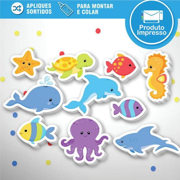 Apliques Fundo do Mar