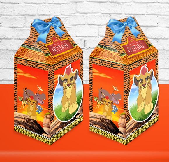 Caixa Milk Guarda Do Leão