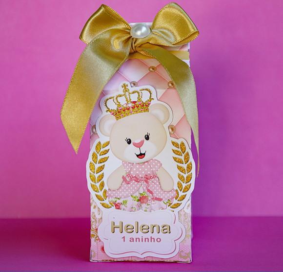 Caixa Milk Ursinha Princesa