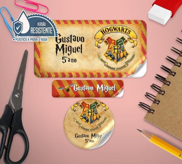 Etiqueta Escolar Harry Potter 120unid VINIL