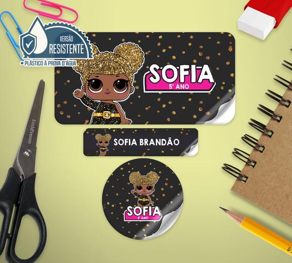 Etiqueta escolar LOL Queen Bee 120 unid. VINIL