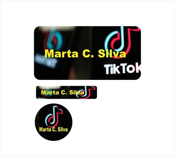 Etiqueta Escolar Tik Tok - Kit 120