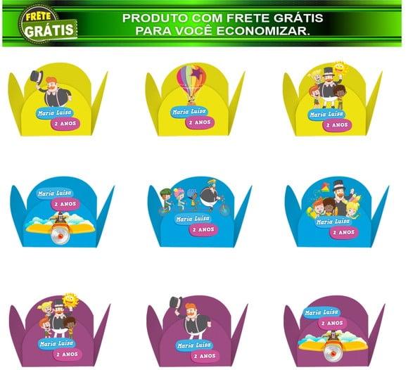 Forminha para Doce Mundo Bita e as Crianças Personalizado