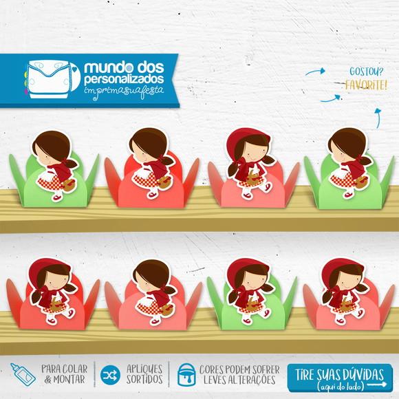 Forminhas Chapeuzinho Vermelho