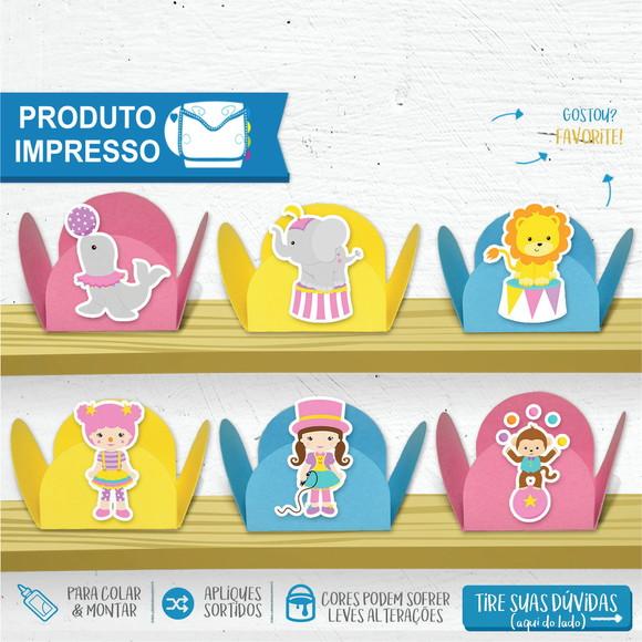 Forminhas Circo Rosa