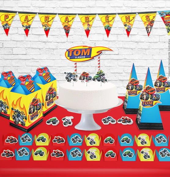 Kit Festa Pronta Blaze And The Monster Machines - m