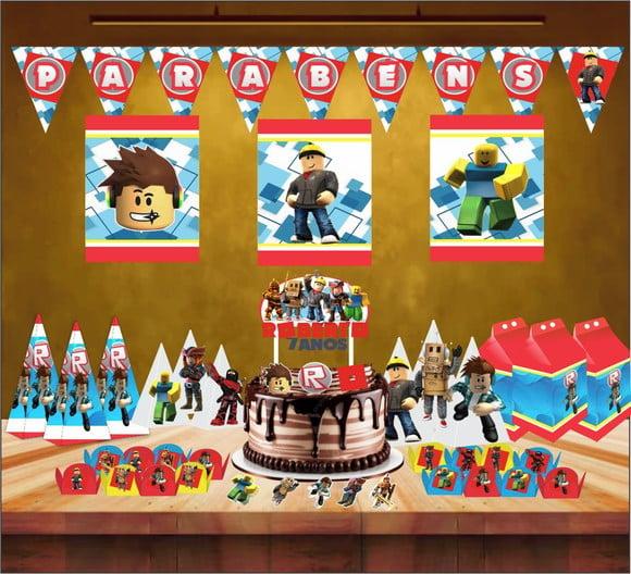 Kit Festa Pronta Só Um Bolinho Roblox - G1