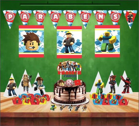 Kit Festa Pronta Só Um Bolinho Roblox - M2