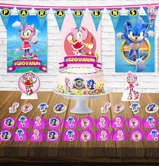 Kit festa Sonic Menina