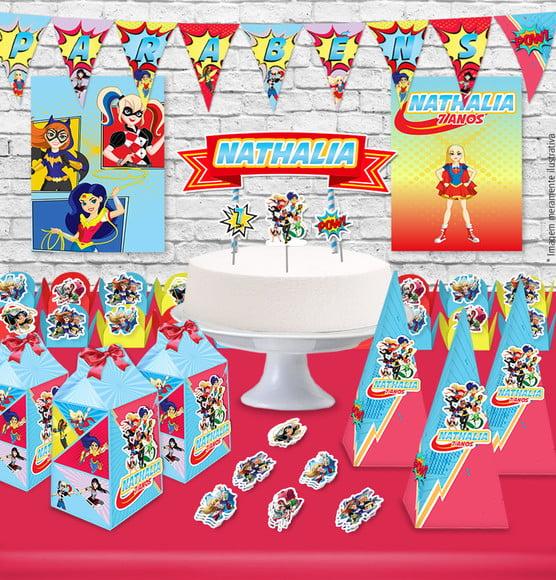 Kit festa Super Hero Girls