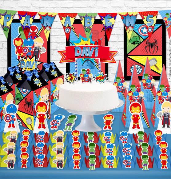 KIT ANIVERSÁRIO HERÓIS