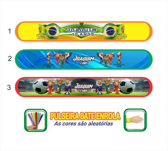 Pulseira Bate Enrola Copa do Mundo 01