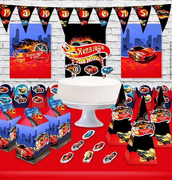 Kit Só Um Bolinho Hot Wheels