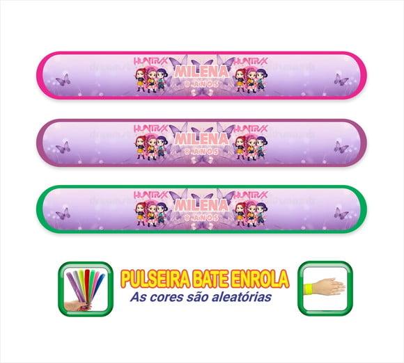 Pulseira Bate Enrola Guerreiras do K-pop Huntrix e Sajaboys