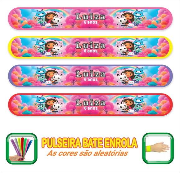 Pulseira Bate Enrola Personalizada a Casa da Gabby - Mod 01
