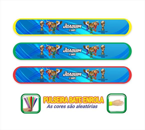 Pulseira Bate Enrola Copa do Mundo 01
