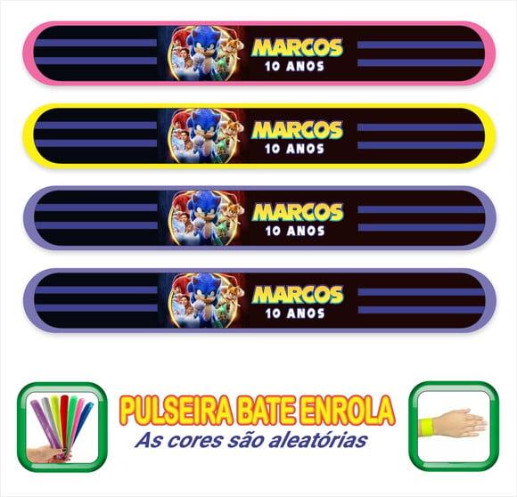 Pulseira Bate Enrola Personalizada Sonic Filme01
