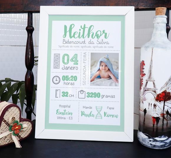 Quadro para Bebê Menino