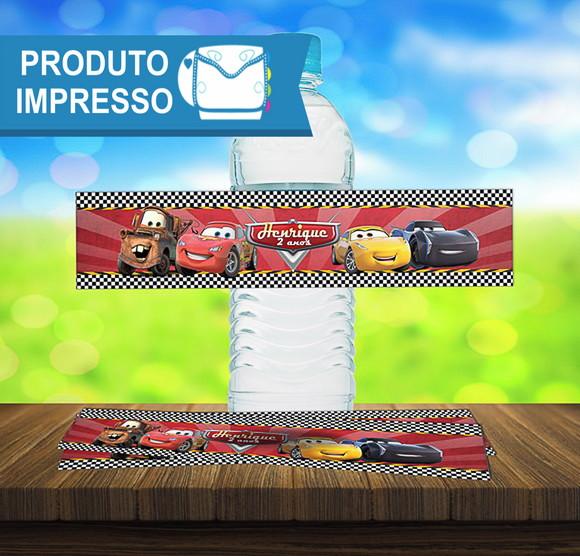 Rotulo Adesivo 500ml Água Carros