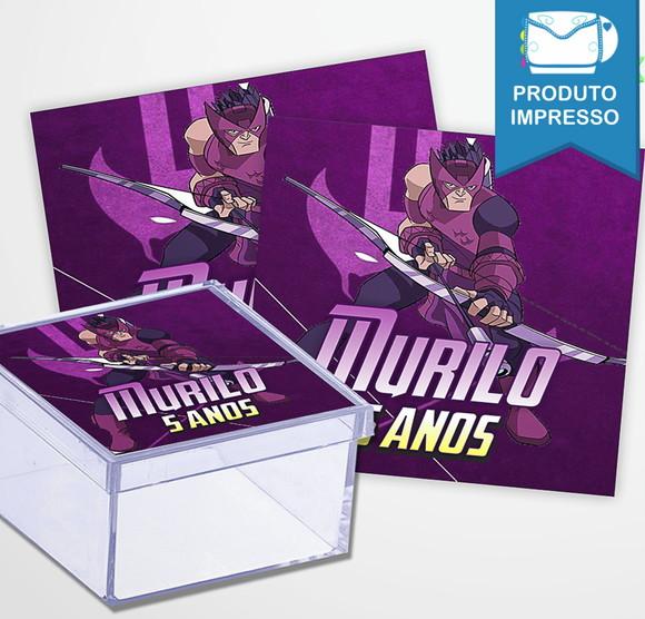 Rótulo Adesivo Caixa Vingadores Variados